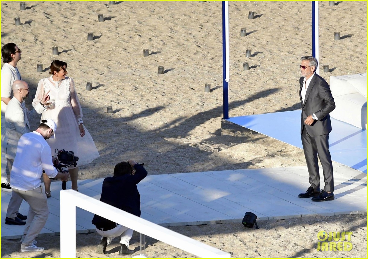 George Clooney, Paul Wesley & Diego Boneta Smolder on the Beach for New Photoshoot