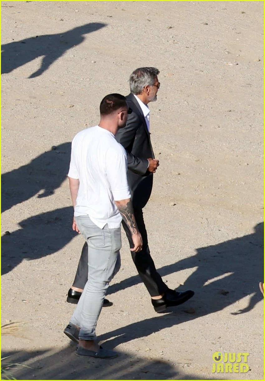 George Clooney, Paul Wesley & Diego Boneta Smolder on the Beach for New Photoshoot
