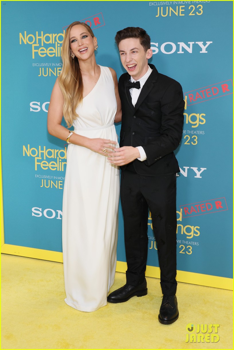 Jennifer Lawrence Brings 'No Hard Feelings' Premiere to NYC With Andrew Barth Feldman