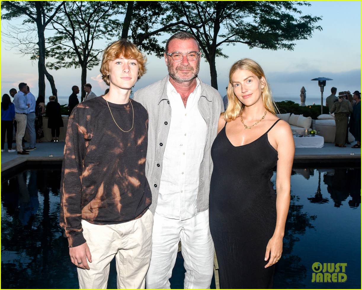 Liev Schreiber Makes Rare Appearance With Son Sasha at 'A Small Light' Screening in The Hamptons