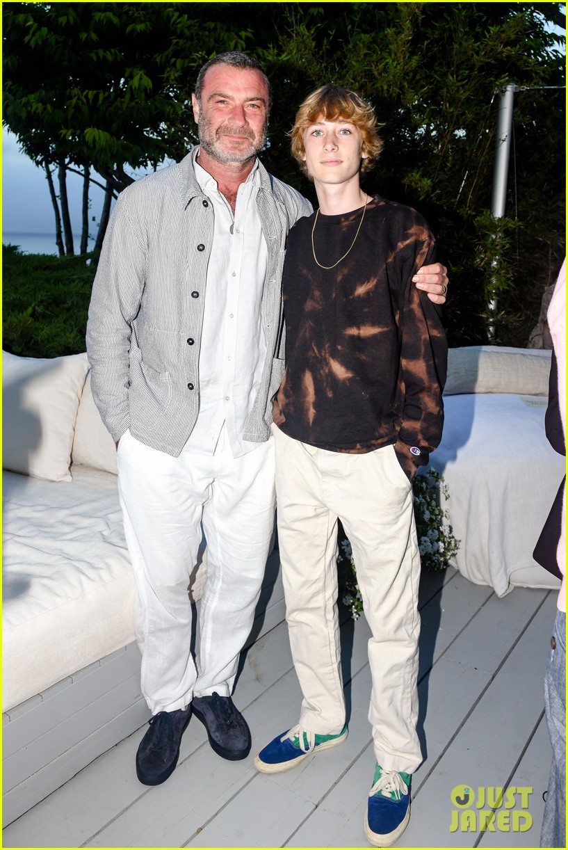 Liev Schreiber Makes Rare Appearance With Son Sasha at 'A Small Light' Screening in The Hamptons