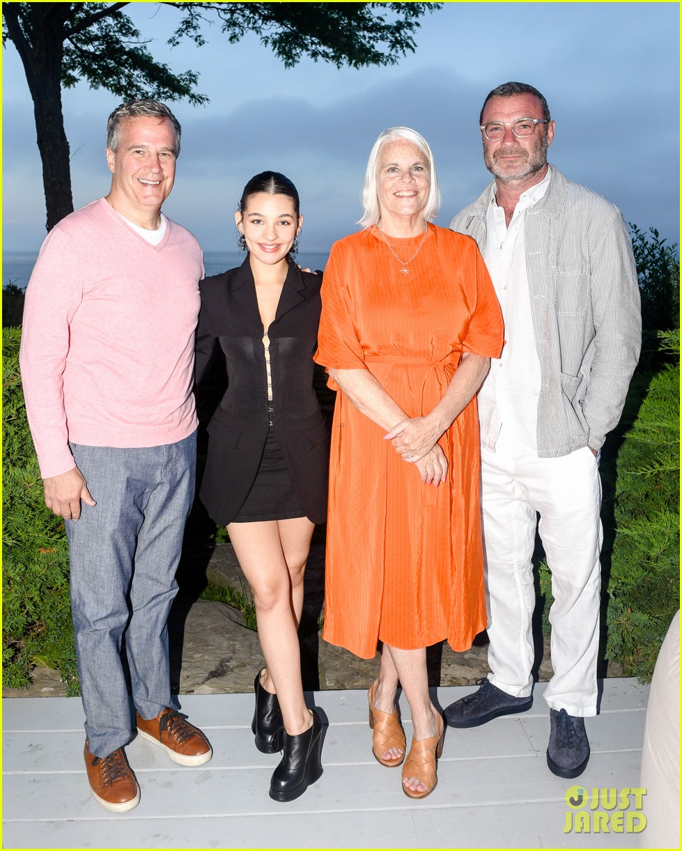 Liev Schreiber Makes Rare Appearance With Son Sasha at 'A Small Light' Screening in The Hamptons