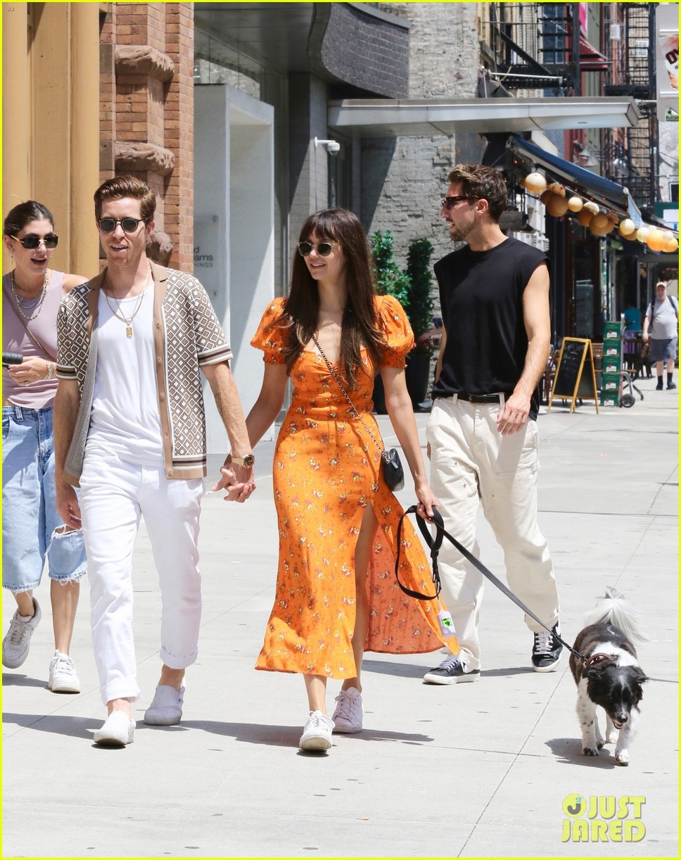 Shaun White & Nina Dobrev Hold Hands During a Romantic Stroll in NYC