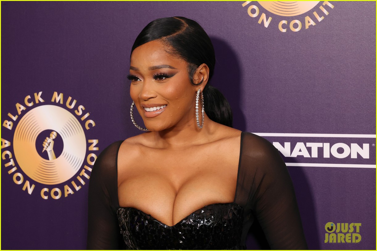 keke palmer black dress Wardrobe Breakdown: KeKe Palmer In Black Mesh Dress