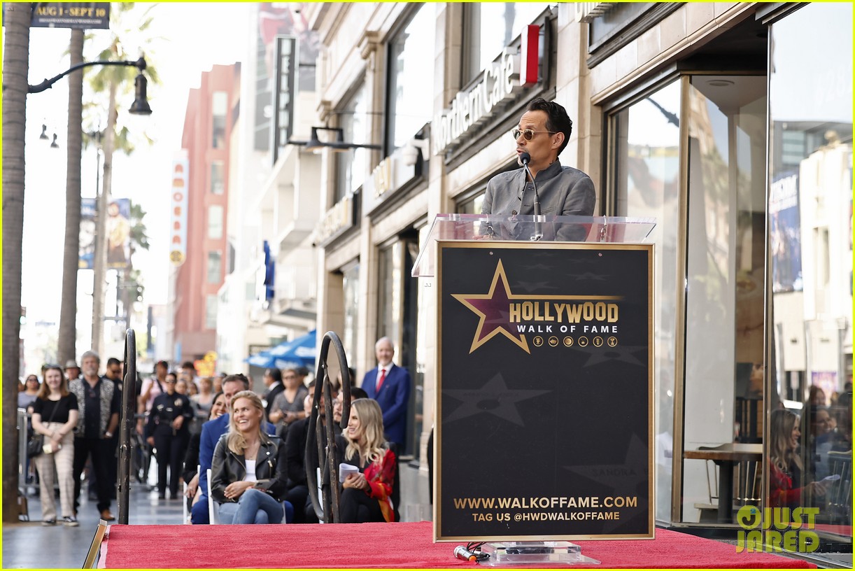 Marc Anthony Surprised by David Beckham & Godson Cruz Beckham at Walk of Fame Ceremony