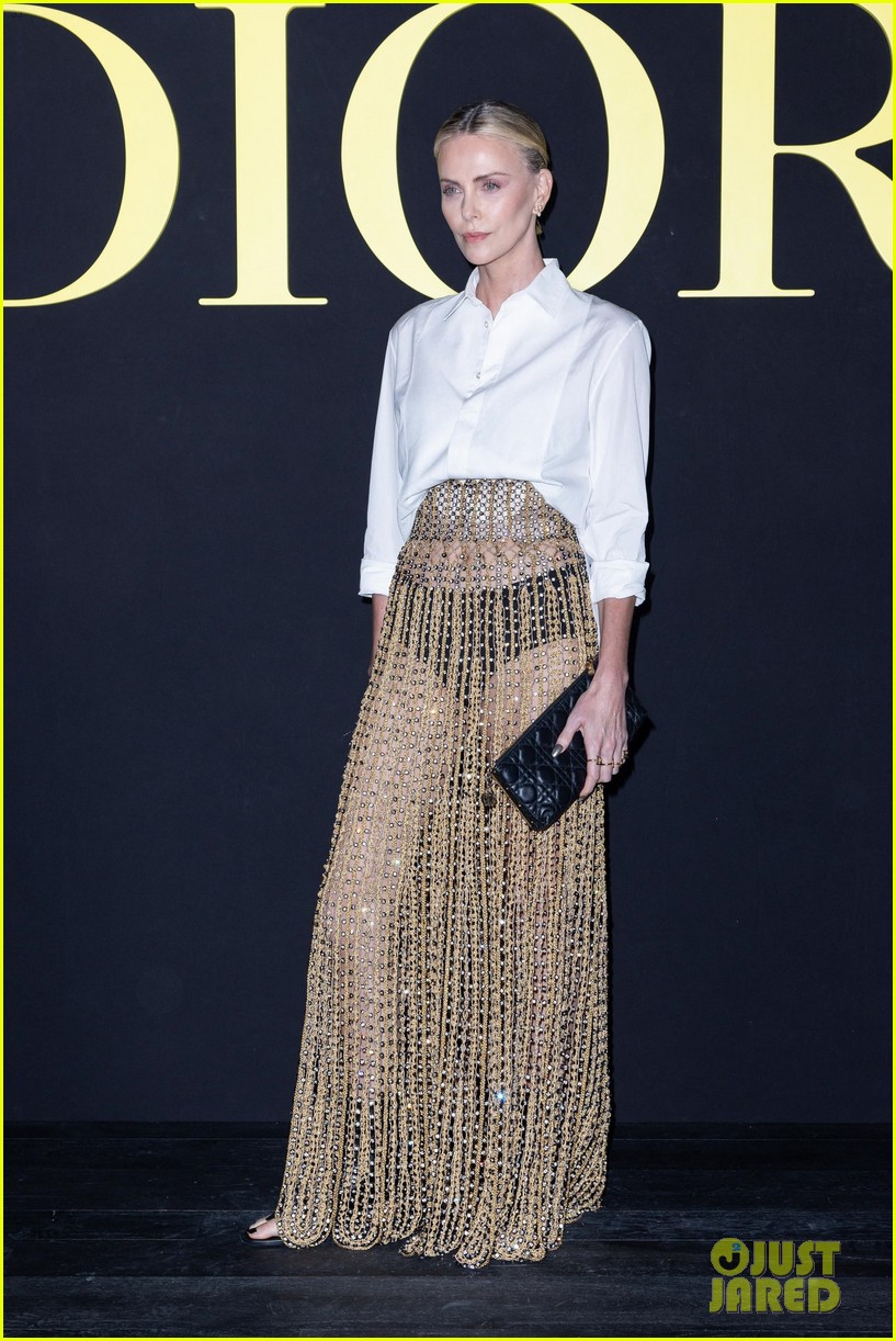 Charlize Theron Brings Daughter Jackson to Dior Fashion Show in Paris