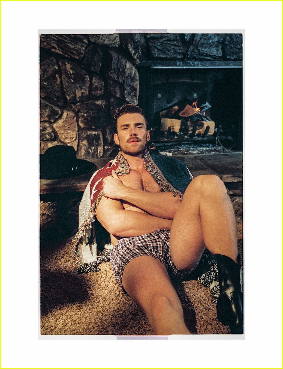 Glamorous' Zane Phillips Strips Shirtless Down to His Underwear, Shows Off His Amazing Physique for 'MMSCENE' Magazine!