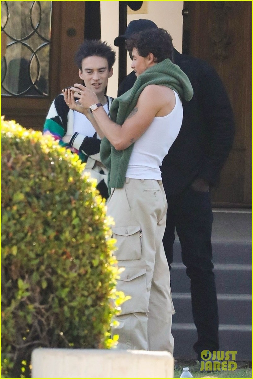 Shawn Mendes Can't Stop Smiling On The Set Of A Project, Prompting Questions About New Music