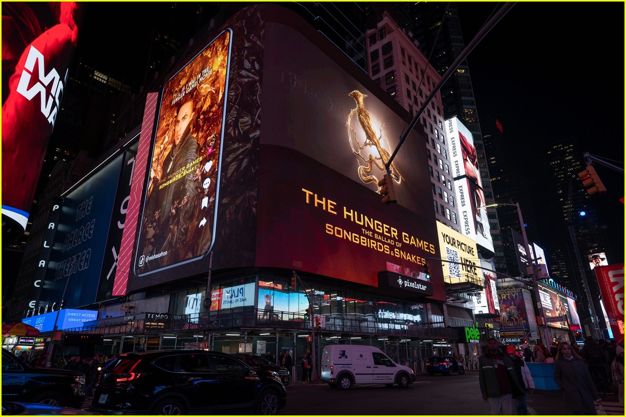 'Hunger Games' Prequel Cast Takes Over Times Square for First Appearance Together Since Receiving SAG-AFTRA Interim Agreement