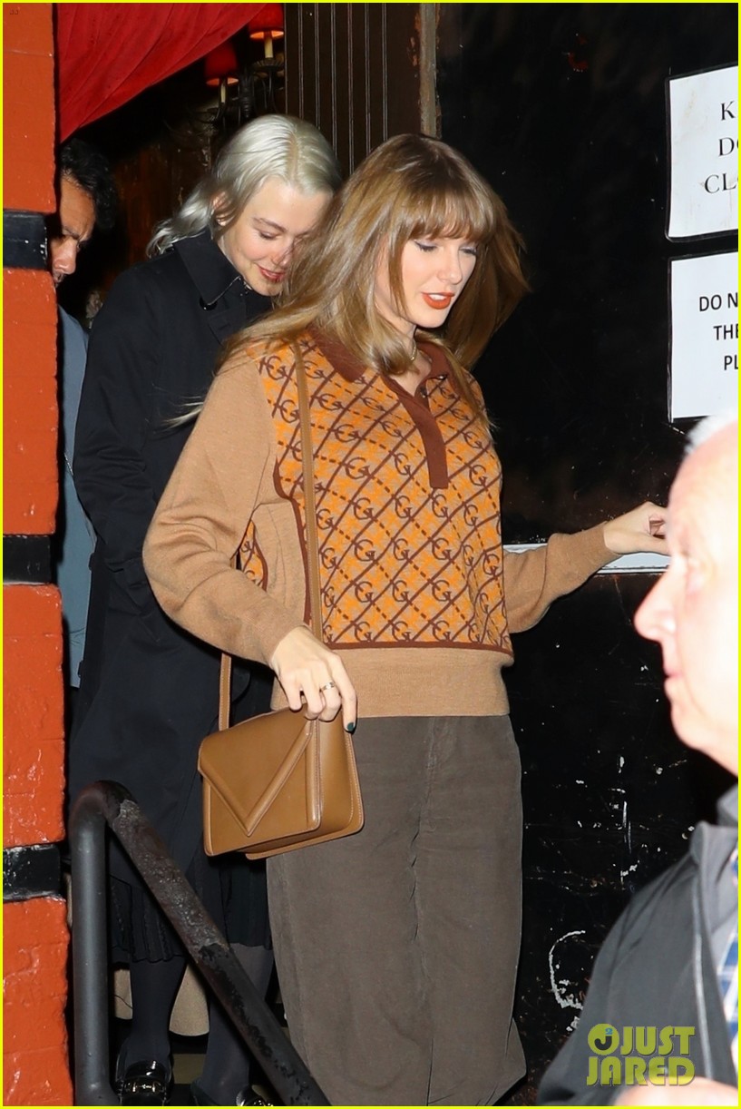 Taylor Swift Sports Fall Fashion While Heading Out to Dinner With Phoebe Bridgers in New York