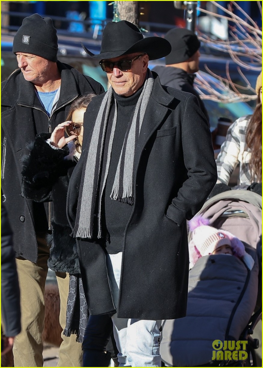 Kevin Costner & Zachary Levi Spotted Hanging Out in Apsen - They Have a Cool Connection!