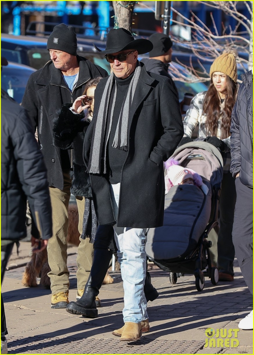 Kevin Costner & Zachary Levi Spotted Hanging Out in Apsen - They Have a Cool Connection!