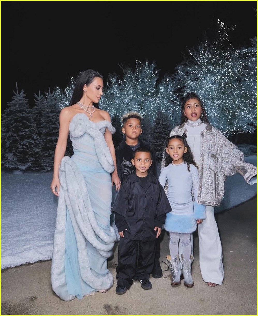 Kim Kardashian Shares Photos with All 4 Kids from Inside Her Christmas Eve  Party  Just Jared  Celebrity News and Gossip | Entertainment