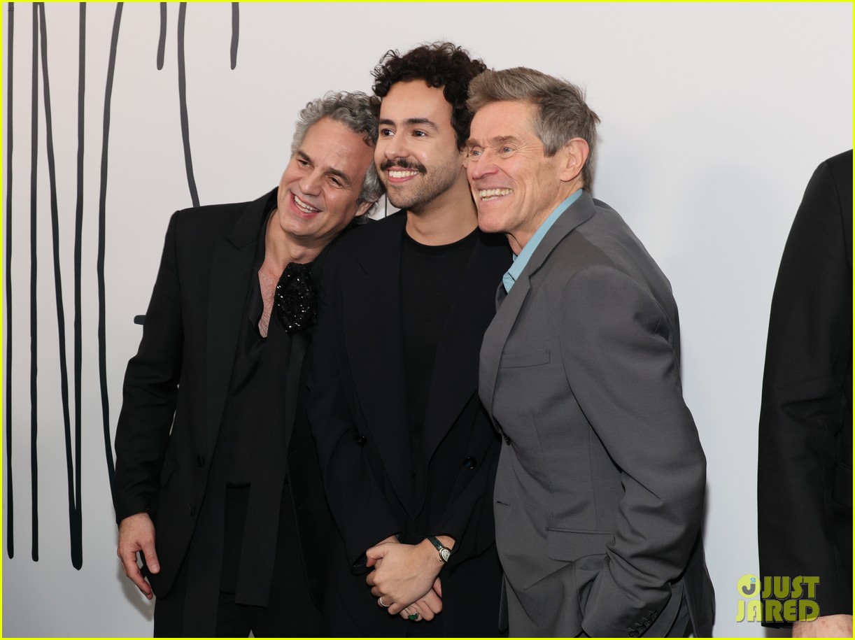 Emma Stone Celebrates 'Poor Things' NYC Premiere With Mark Ruffalo, Margaret Qualley & More Costars