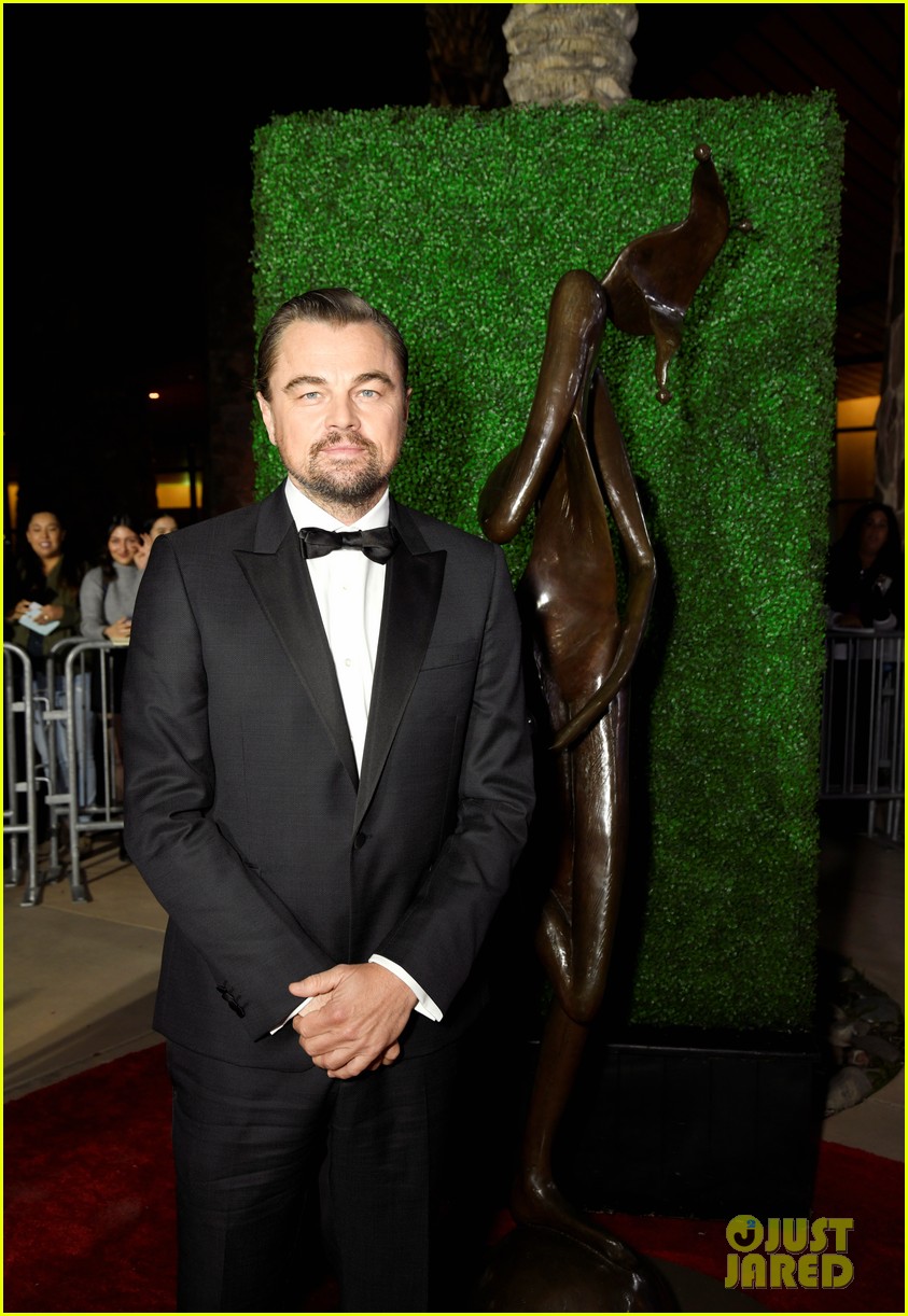 Leonardo DiCaprio Makes First Red Carpet Appearance of 2024 Alongside Lily Gladstone in Palm Springs