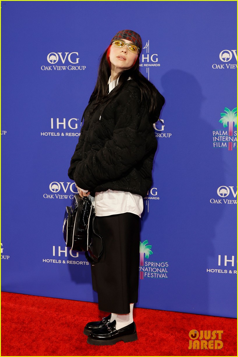 Billie Eilish Gets Emotional, Apologizes for Being 'Dark' During Speech at Palm Spring Film Festival Awards Gala