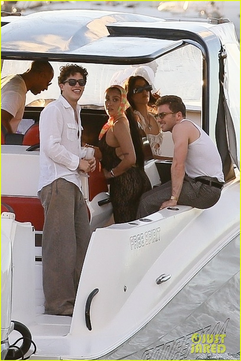Madonna's Kids Lourdes Leon & Rocco Ritchie Spotted on NYE Vacation in St. Barts!
