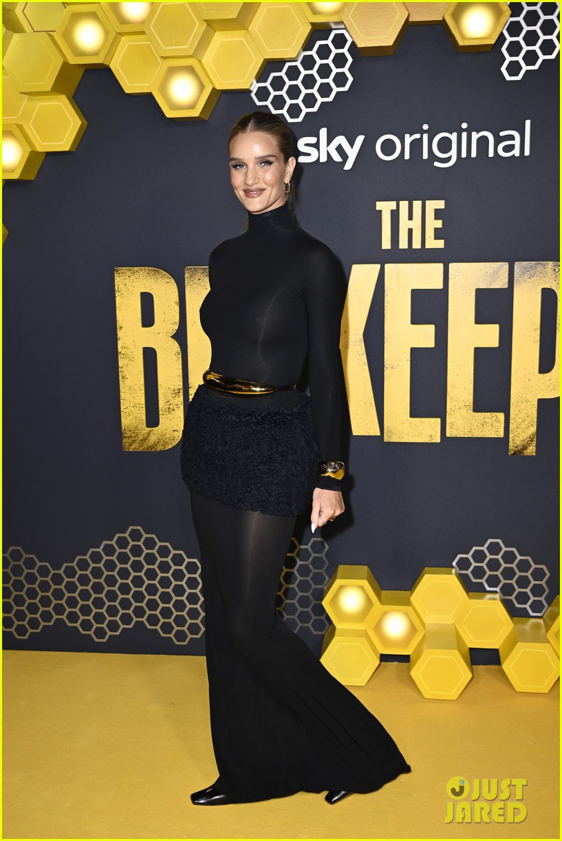 Rosie Huntington-Whiteley Supports Jason Statham at 'The Beekeper' Premiere