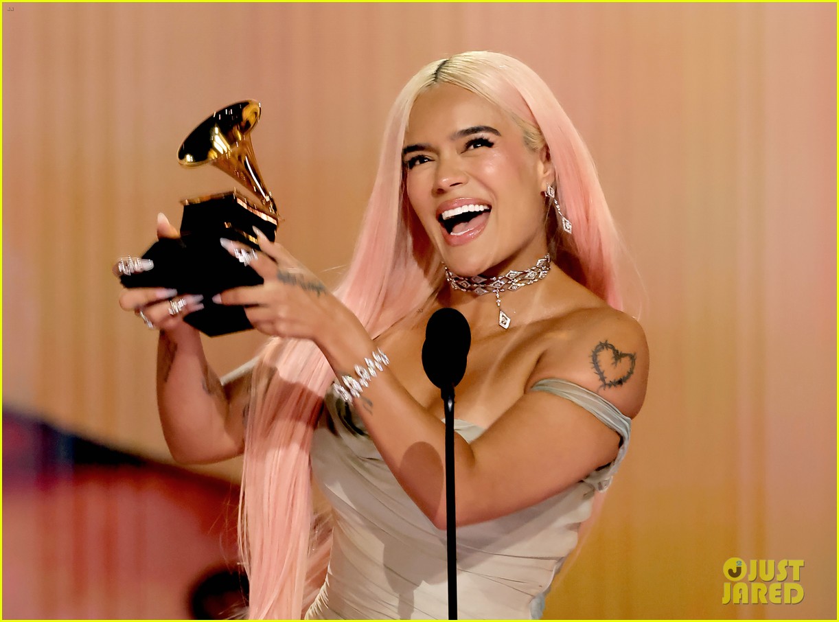 Karol G Makes History as First Woman to Win Música Urbana Album at Grammys 2024!