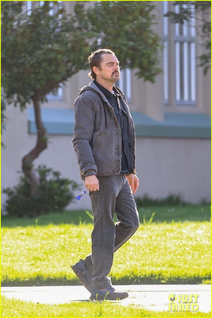 Leonardo DiCaprio Shows Off His Rugged Good Looks on Set of New Mystery Project