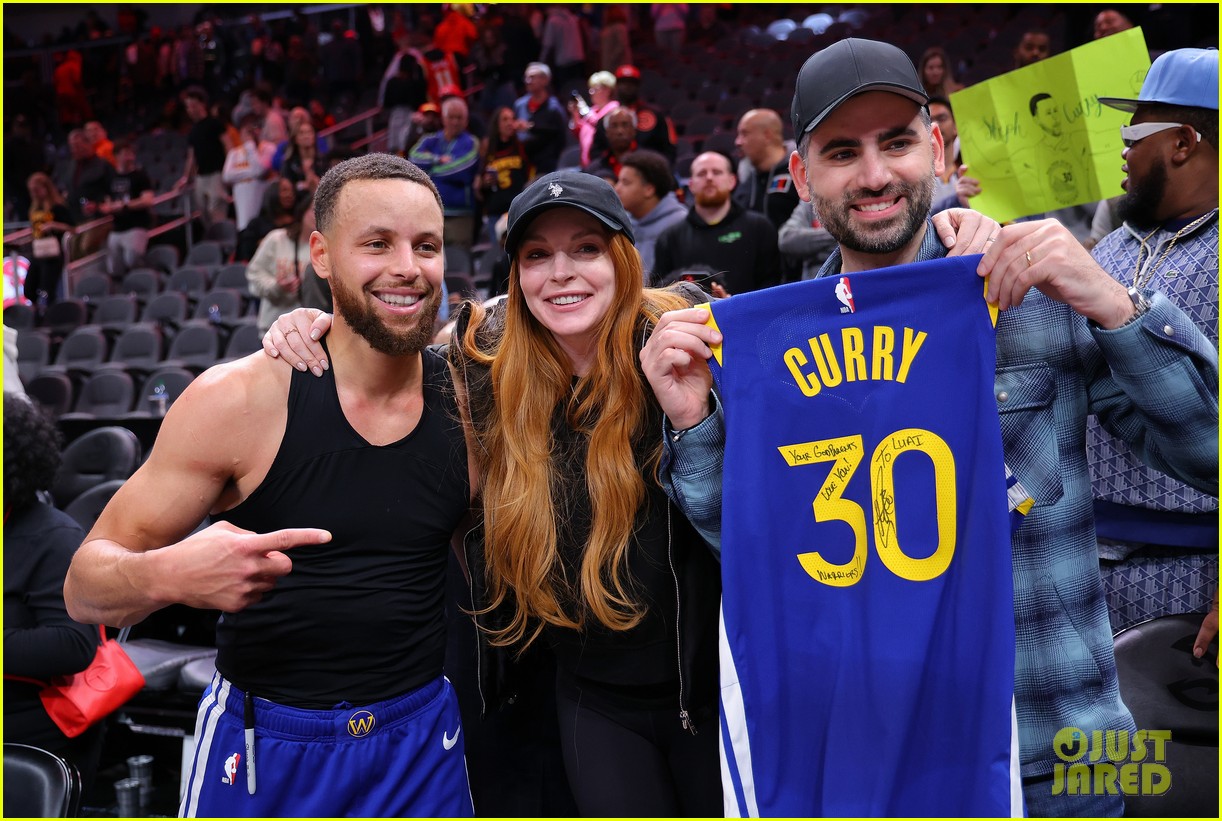 Steph & Ayesha Curry Are Godparents to Lindsay Lohan & Bader Shammas' Son Luai!