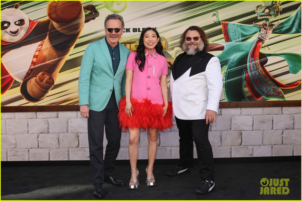 Jack Black & Awkwafina Are Ready to Fight at 'Kung Fu Panda 4' L.A. Red Carpet Premiere!