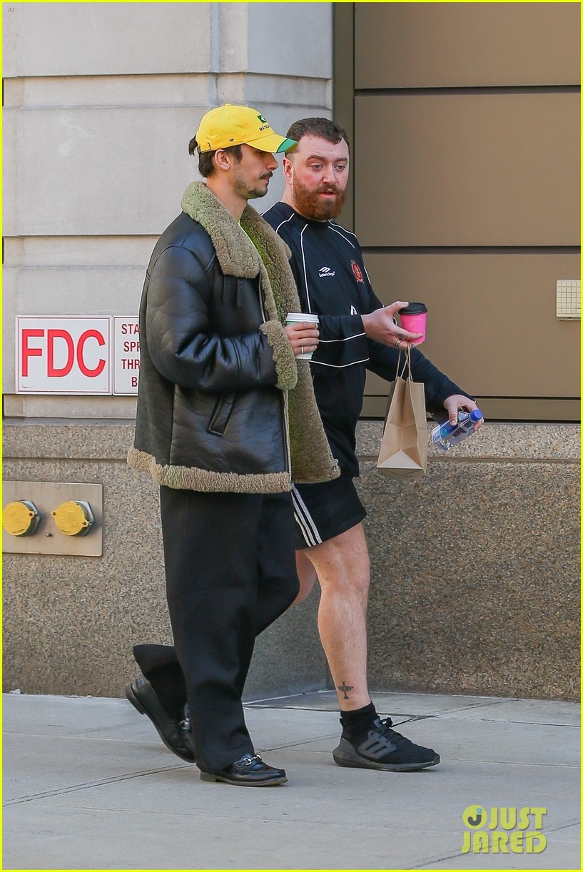 Sam Smith & Boyfriend Christian Cowan Cozy Up During NYC Outing