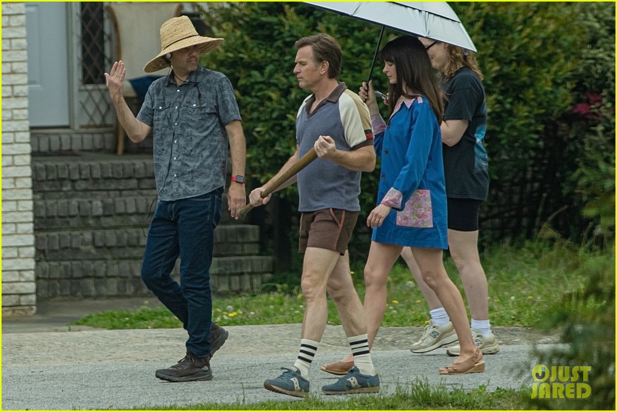 Anne Hathaway & Ewan McGregor Join Forces on Set of Mysterious New Movie 'Flowervale Street'