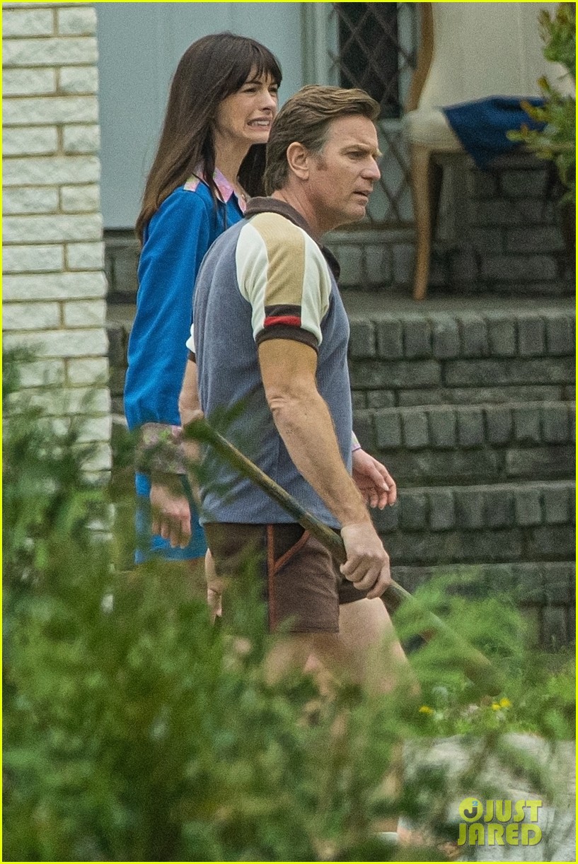 Anne Hathaway & Ewan McGregor Join Forces on Set of Mysterious New Movie 'Flowervale Street'
