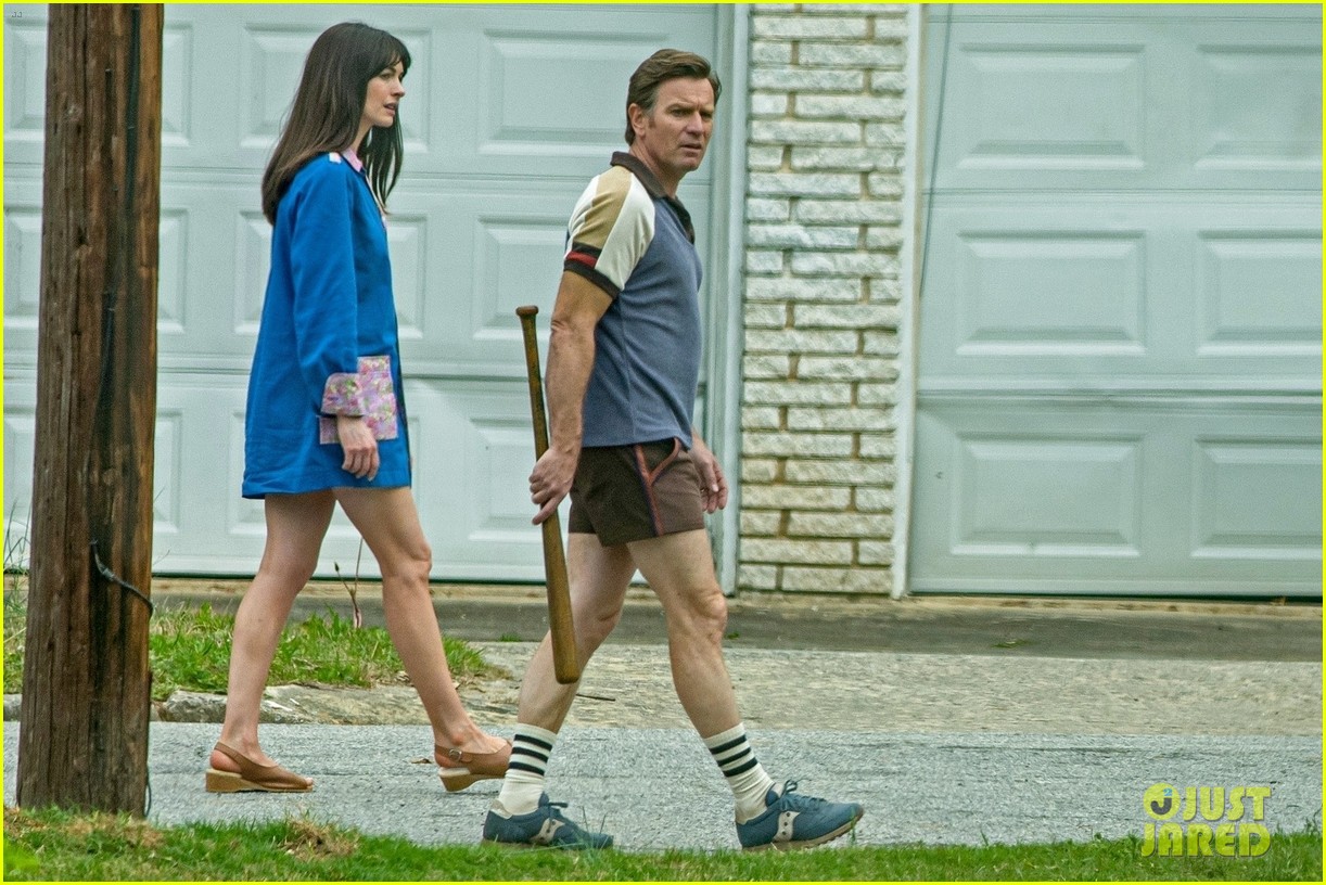 Anne Hathaway & Ewan McGregor Join Forces on Set of Mysterious New Movie 'Flowervale Street'
