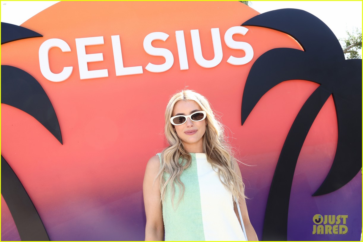 Emma Roberts, Alessandra Ambrosio, & More Attend Celsius Cosmic Desert Event at Coachella 2024