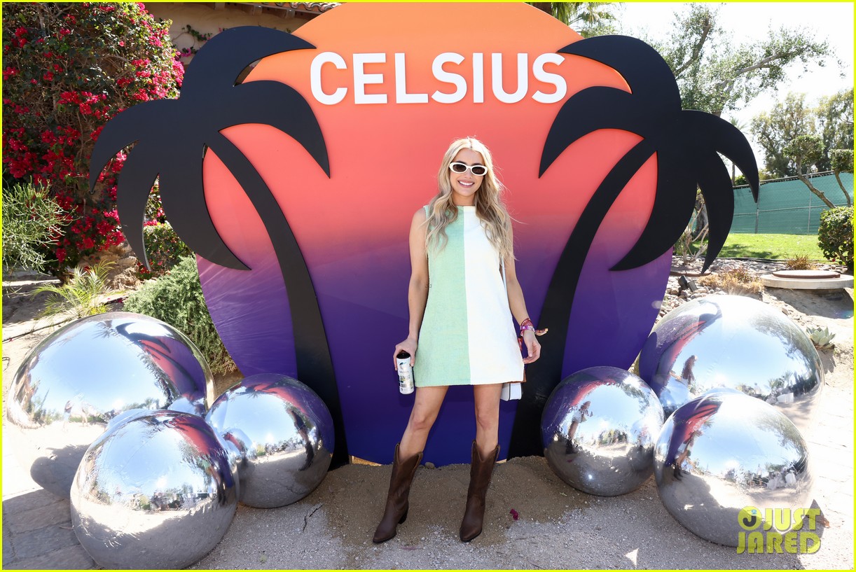 Emma Roberts, Alessandra Ambrosio, & More Attend Celsius Cosmic Desert Event at Coachella 2024