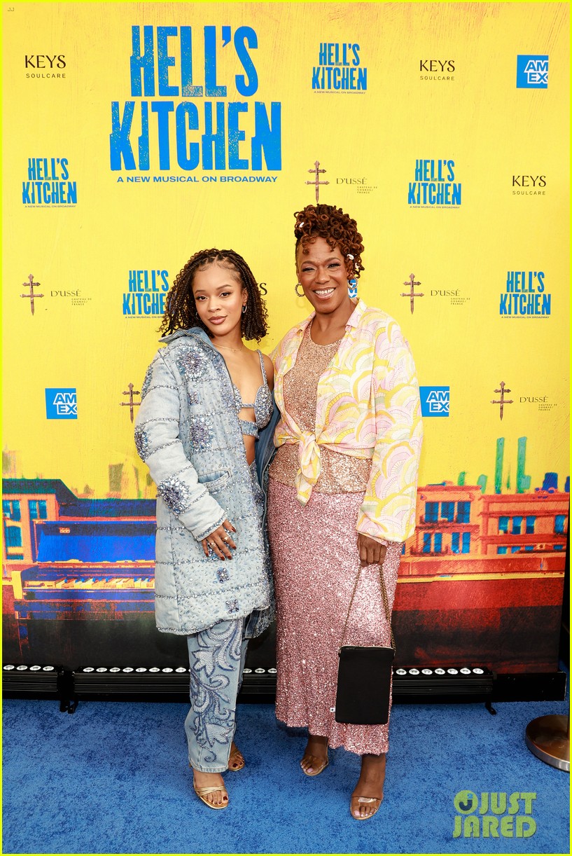 Alicia Keys & Broadway's New Star Maleah Joi Moon Match in Denim at 'Hell's Kitchen' Opening Night Show!