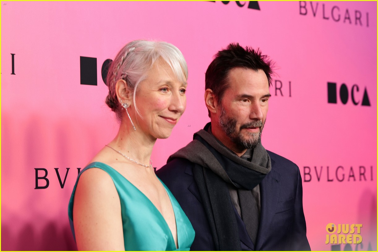 Keanu Reeves & Girlfriend Alexandra Grant Make Rare Red Carpet Appearance at MOCA Gala 2024