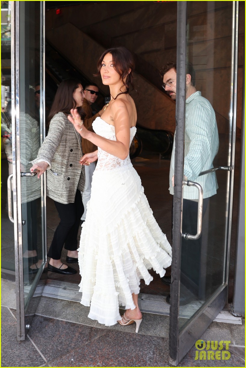 Bella Hadid Puts On Runway Show, Rocks Sheer Dress & More Looks During NYC Visit