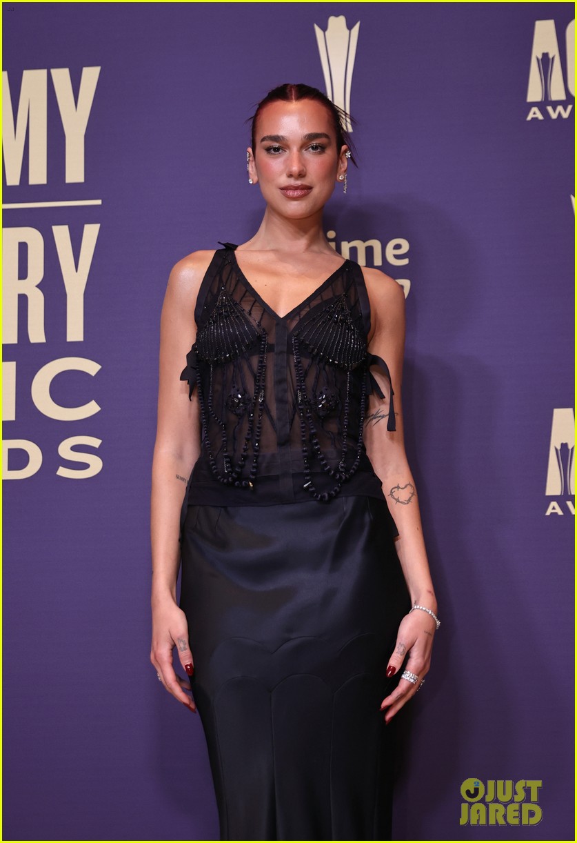 Dua Lipa Changes Into Daring Black Dress After Surprise Appearance at ACM  Awards 2024 - Just Jared - Celebrity News and Gossip | Entertainment