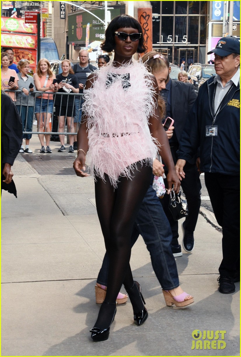 Jodie Turner-Smith Shows Off Her Fashion A-Game While Doing Press for 'The Acolyte' in NYC