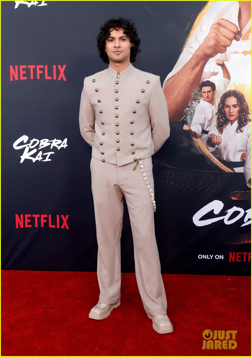 Ralph Macchio Makes Rare Red Carpet Appearance With Wife & Kids at 'Cobra Kai' Season 6 Premiere