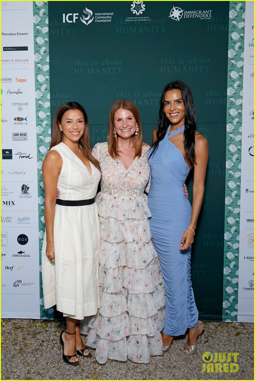 Eva Longoria Joins Lauren Sanchez, Julianne Hough, & More Stars at TIAH Soiree 2024