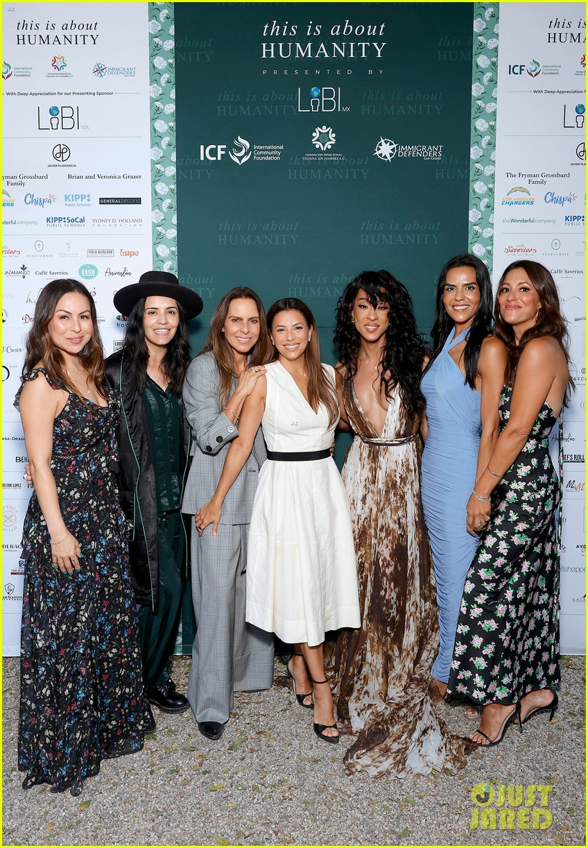 Eva Longoria Joins Lauren Sanchez, Julianne Hough, & More Stars at TIAH Soiree 2024