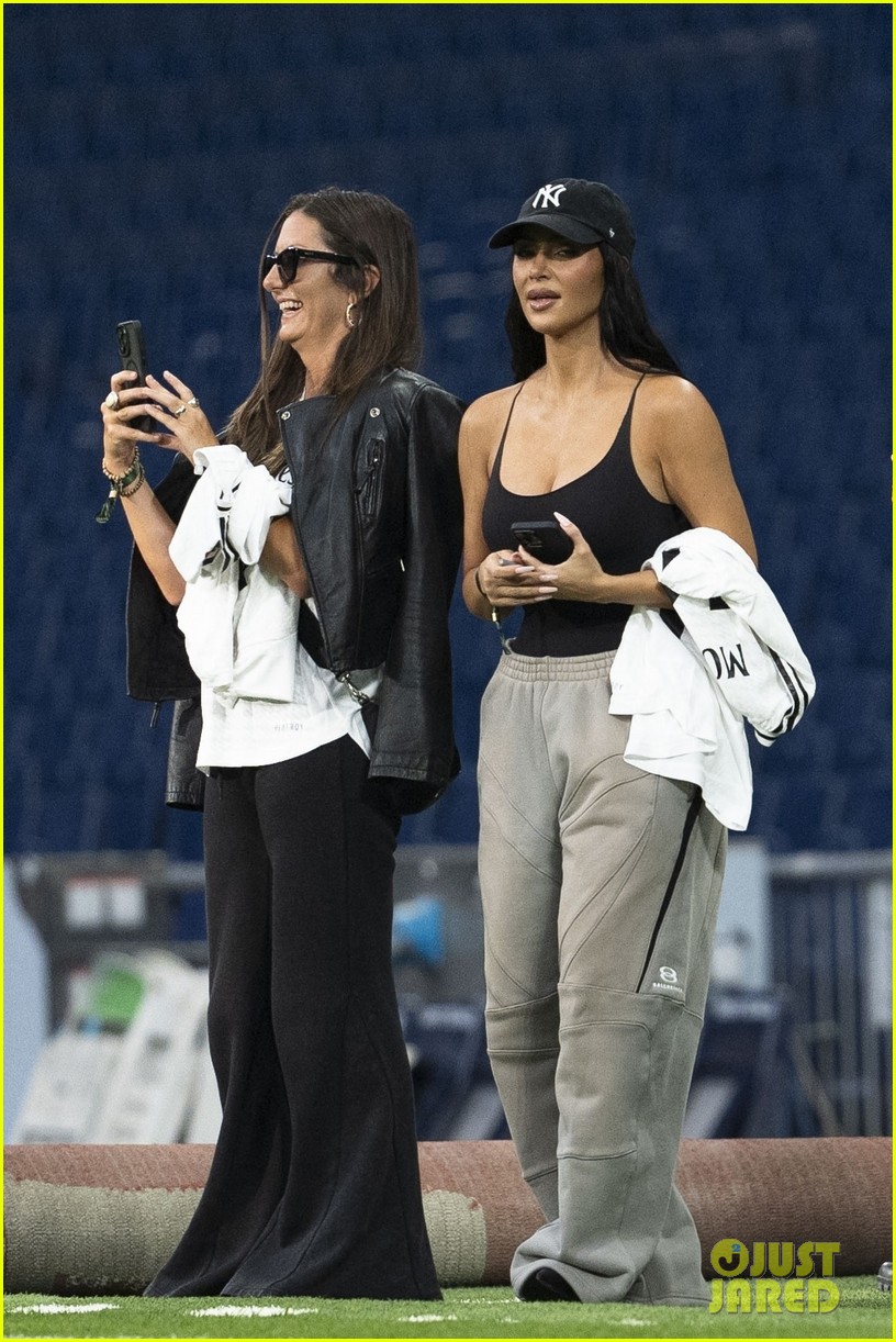 Kim Kardashian Cheers On Son Saint as He Walks the Field at Real Madrid Game with Soccer Star Vinicius Jr.