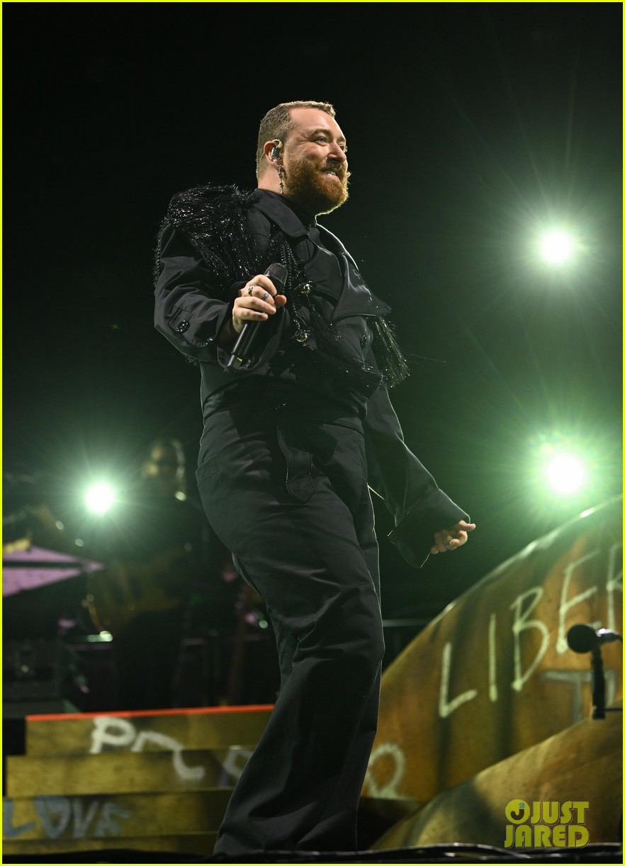 Sam Smith Shows Off Their One-of-a-Kind Stage Style in Bold Looks During Festival Performance