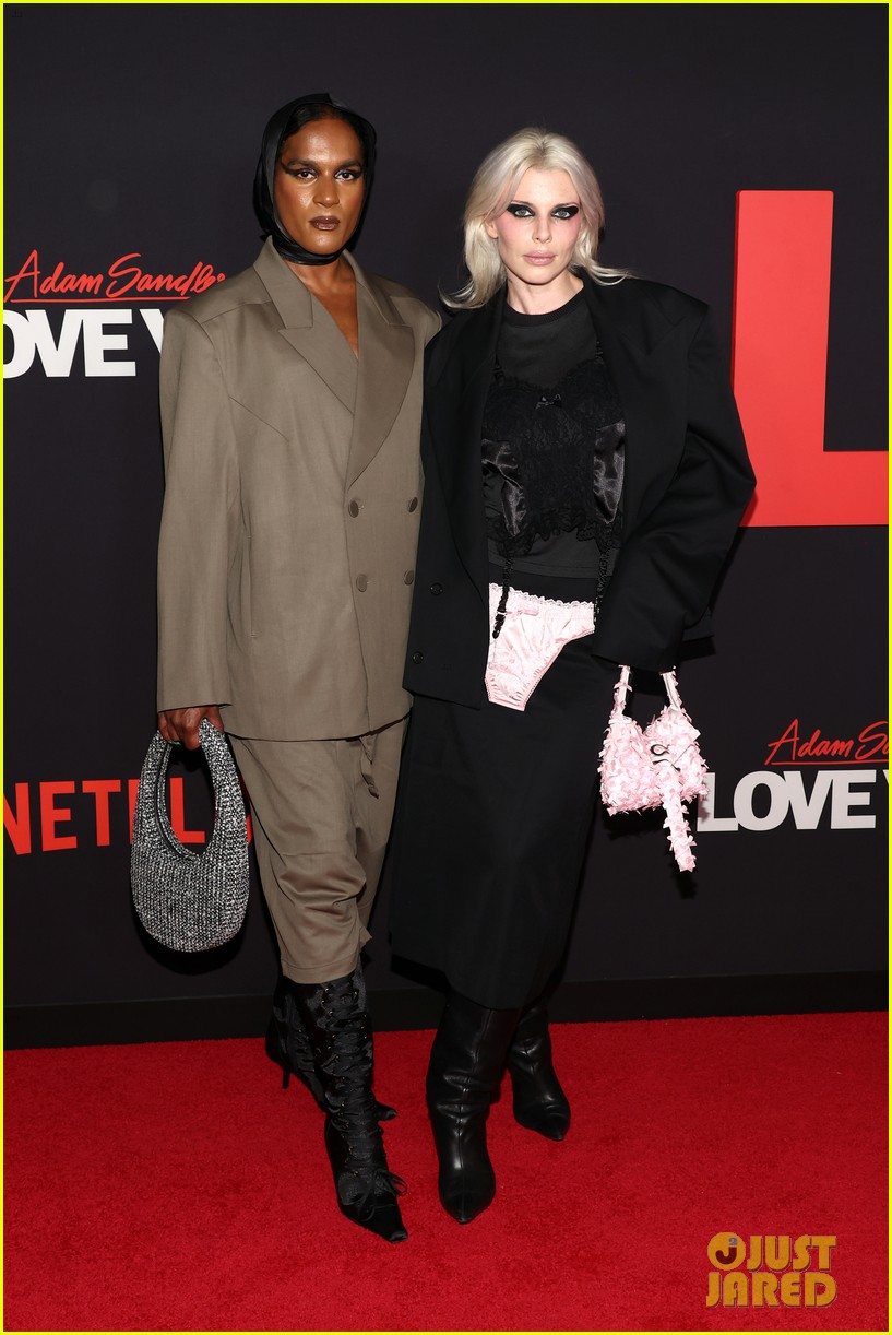Adam Sandler Gets Support From Wife Jackie at 'Love You' Netflix Comedy Stand-Up Special Premiere