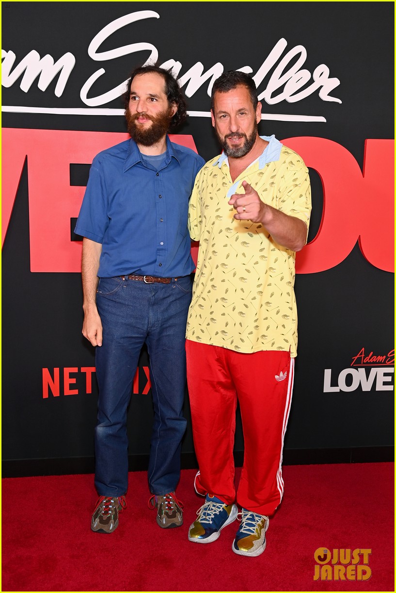 Adam Sandler Gets Support From Wife Jackie at 'Love You' Netflix Comedy Stand-Up Special Premiere