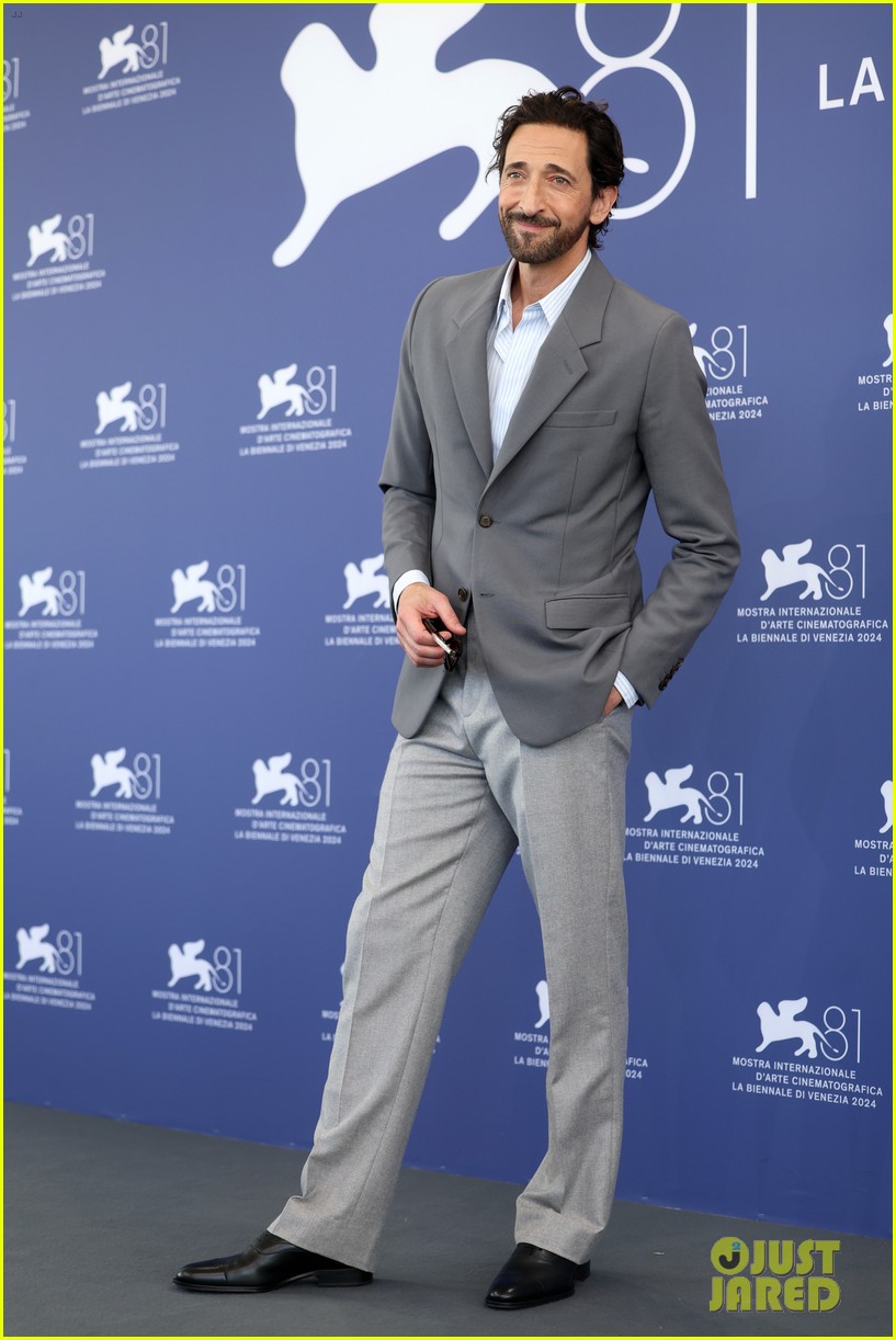 Adrien Brody & Felicity Jones Attend 'The Brutalist' Premiere at Venice Film Festival With Their Partners