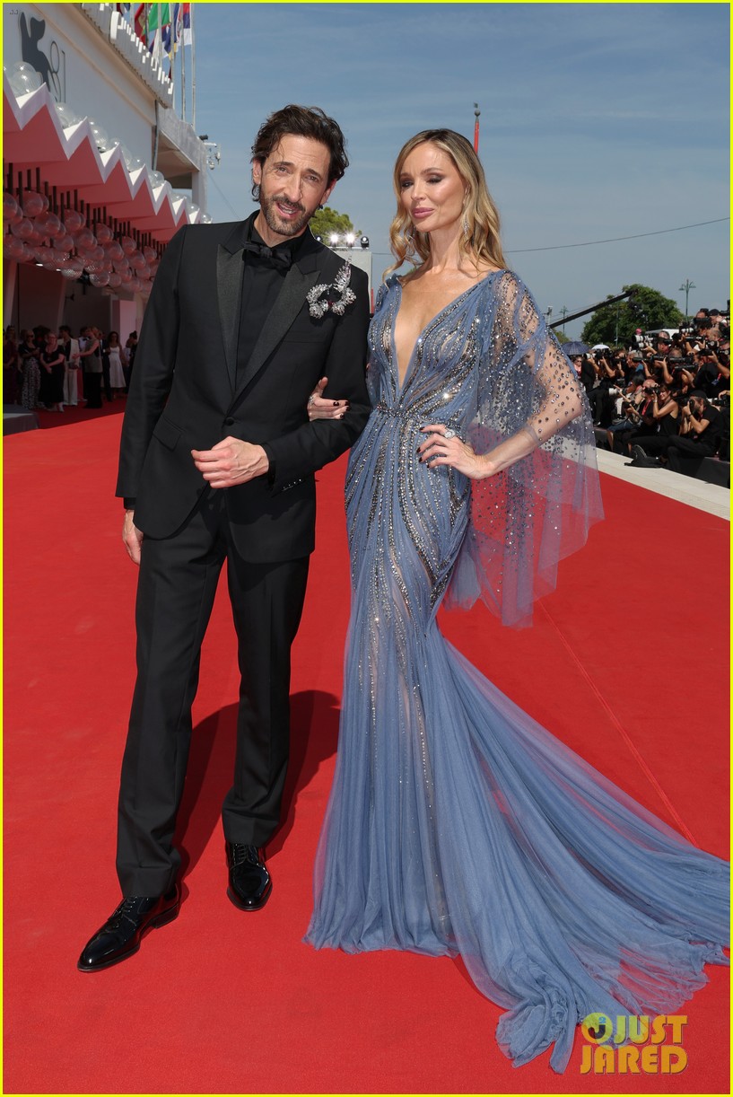 Adrien Brody & Felicity Jones Attend 'The Brutalist' Premiere at Venice Film Festival With Their Partners