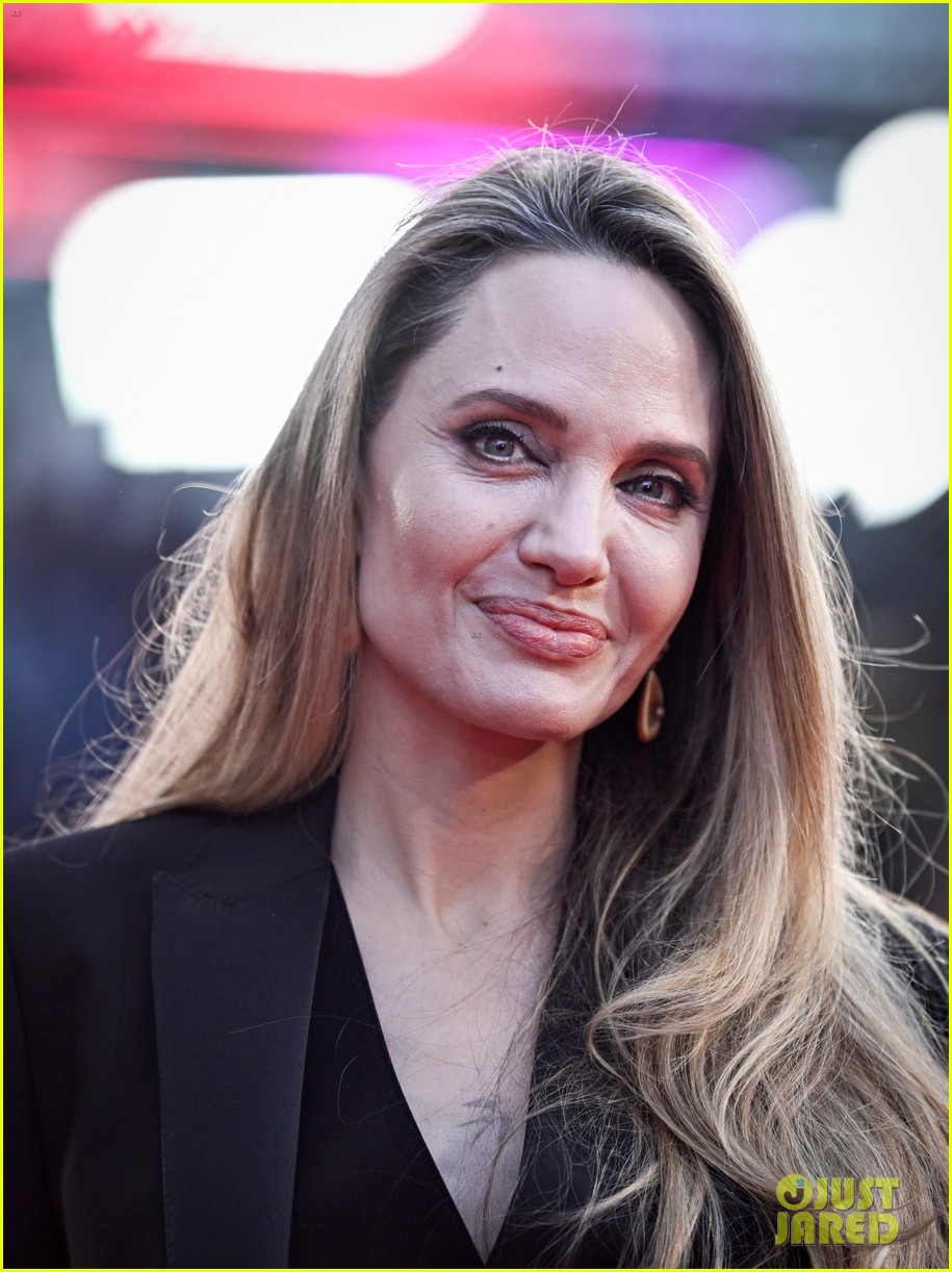 Angelina Jolie Suits Up for London Film Festival Premiere of 'Maria' Movie!