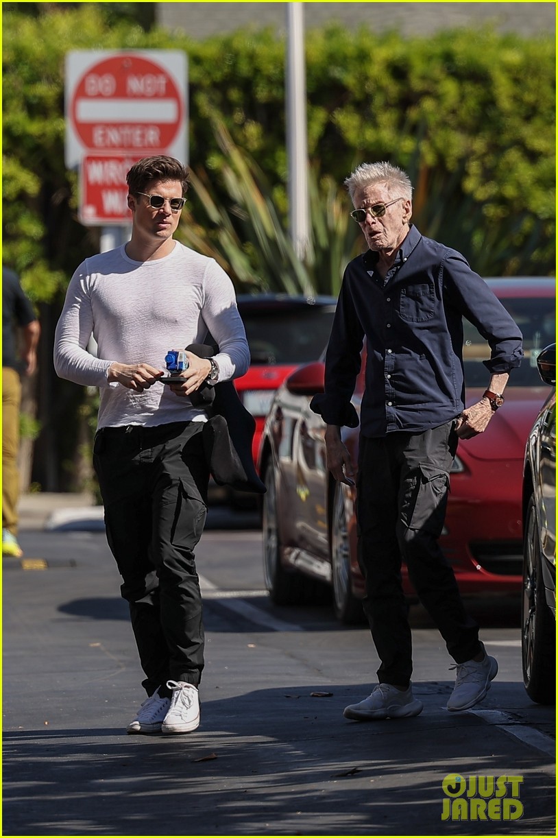 Fashion Designer Calvin Klein Spotted with Boyfriend Kevin Baker During L.A. Lunch Date