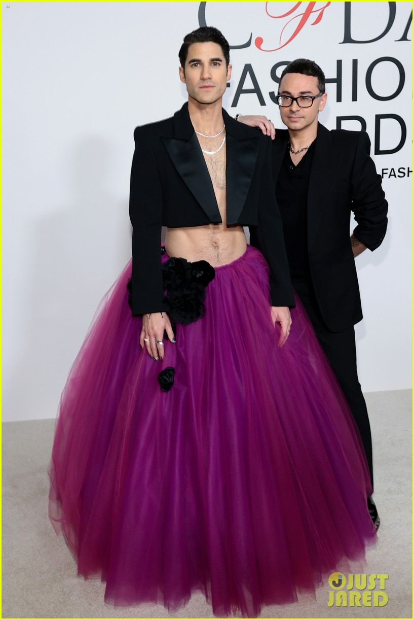 darren criss purple dress Darren Criss
