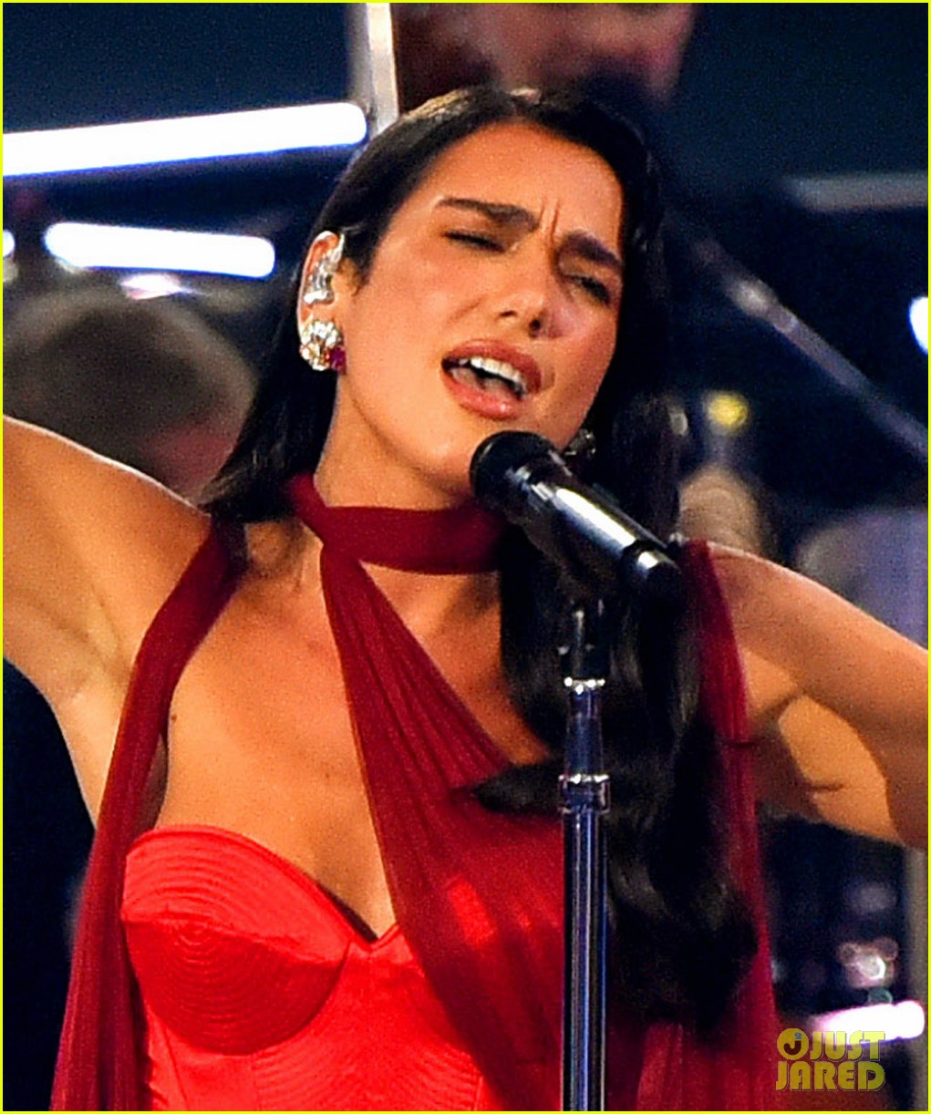 dua lipa concert red dress At the Royal Albert Hall, Dua Lipa Performed Her Greatest Hits While  Wearing Some of Chanel's